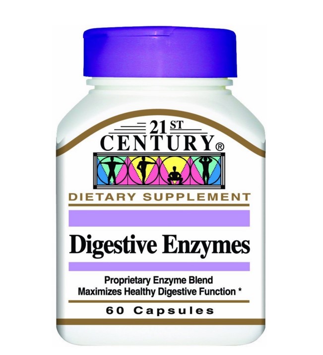 21st Century Digestive Enzymes 60 Capsules