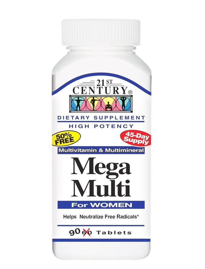 21st Century Mega Multi Women 90 Tablets