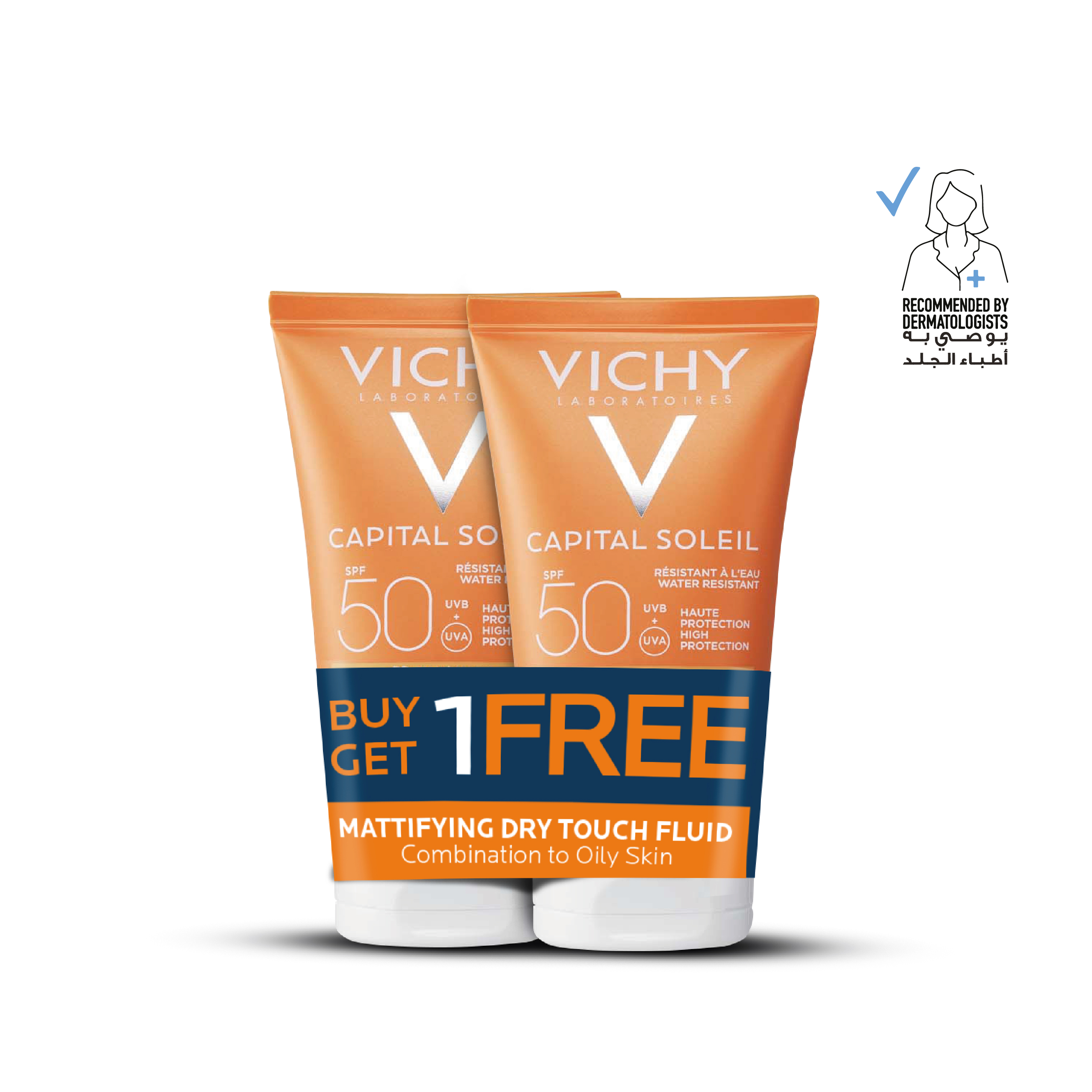 Vichy Soleil Dry Touch SPF50 Buy 1 Get 1 Free