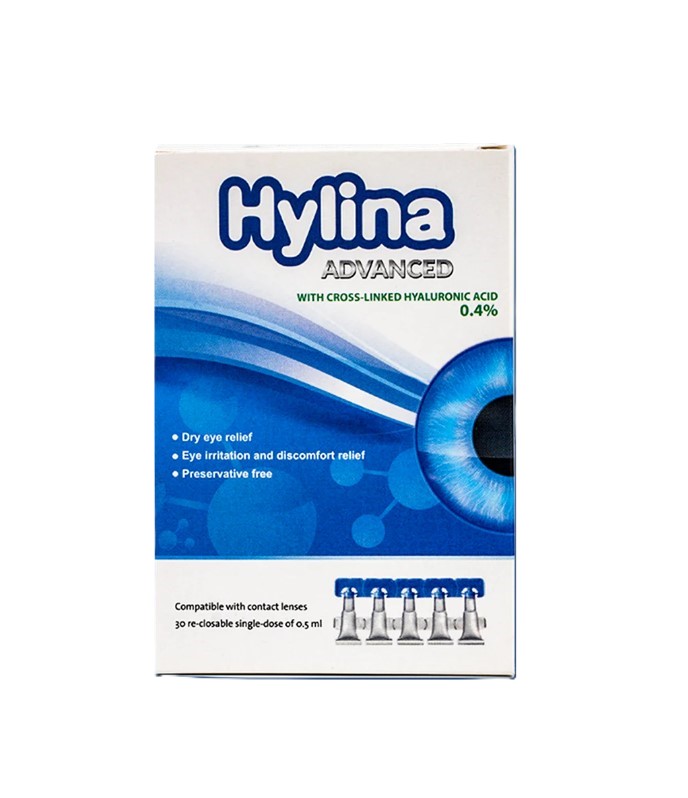 Hylina Advanced Eye Drops Hyaluronic Acid 0.4% 0.5ml X 30 pcs