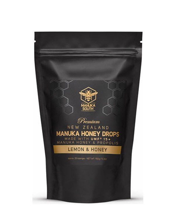 Manuka Propolis Honey & Lemon Drops 25 Lozenges