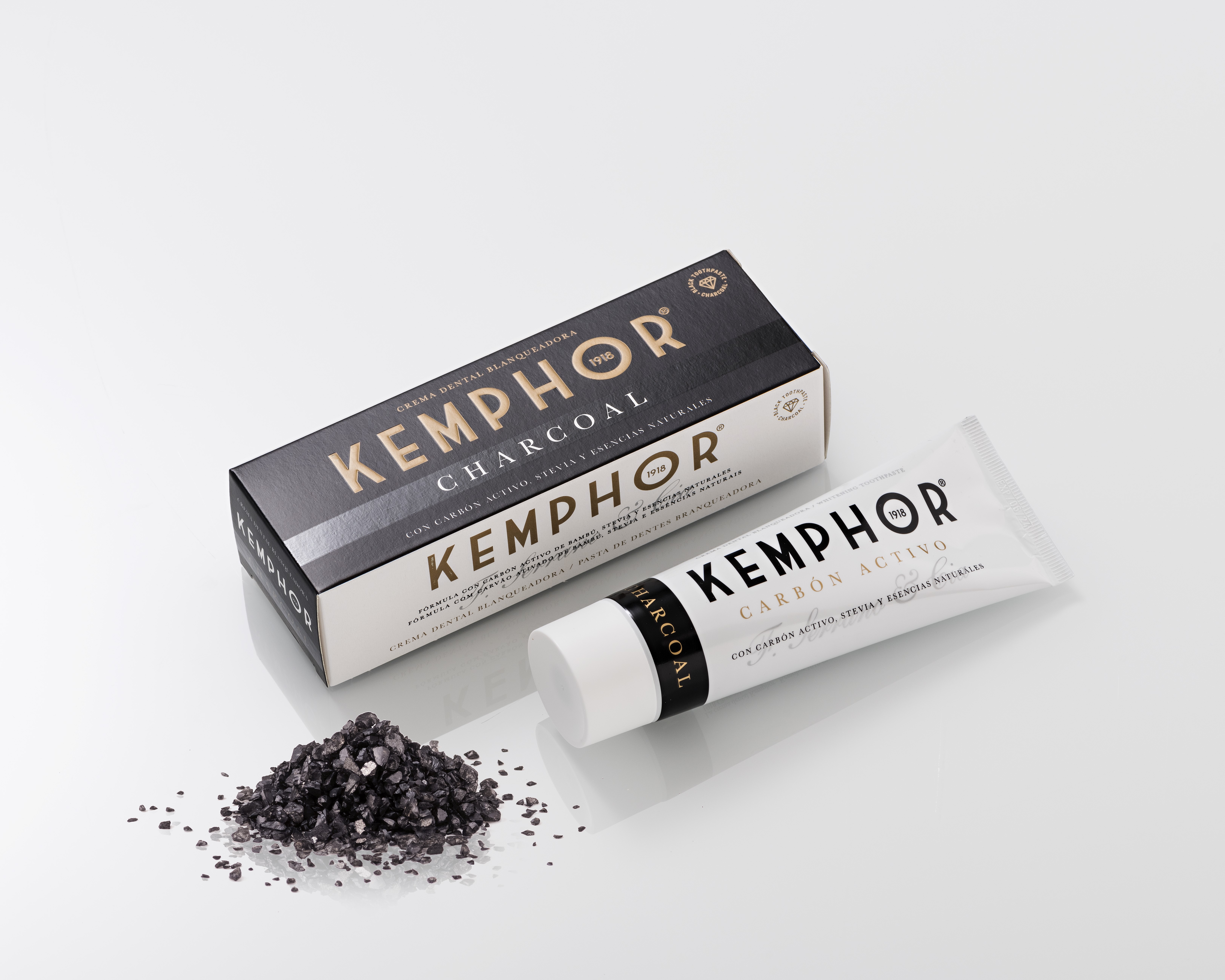 Kemphor 1918 Charcoal Tooth Paste 75ml