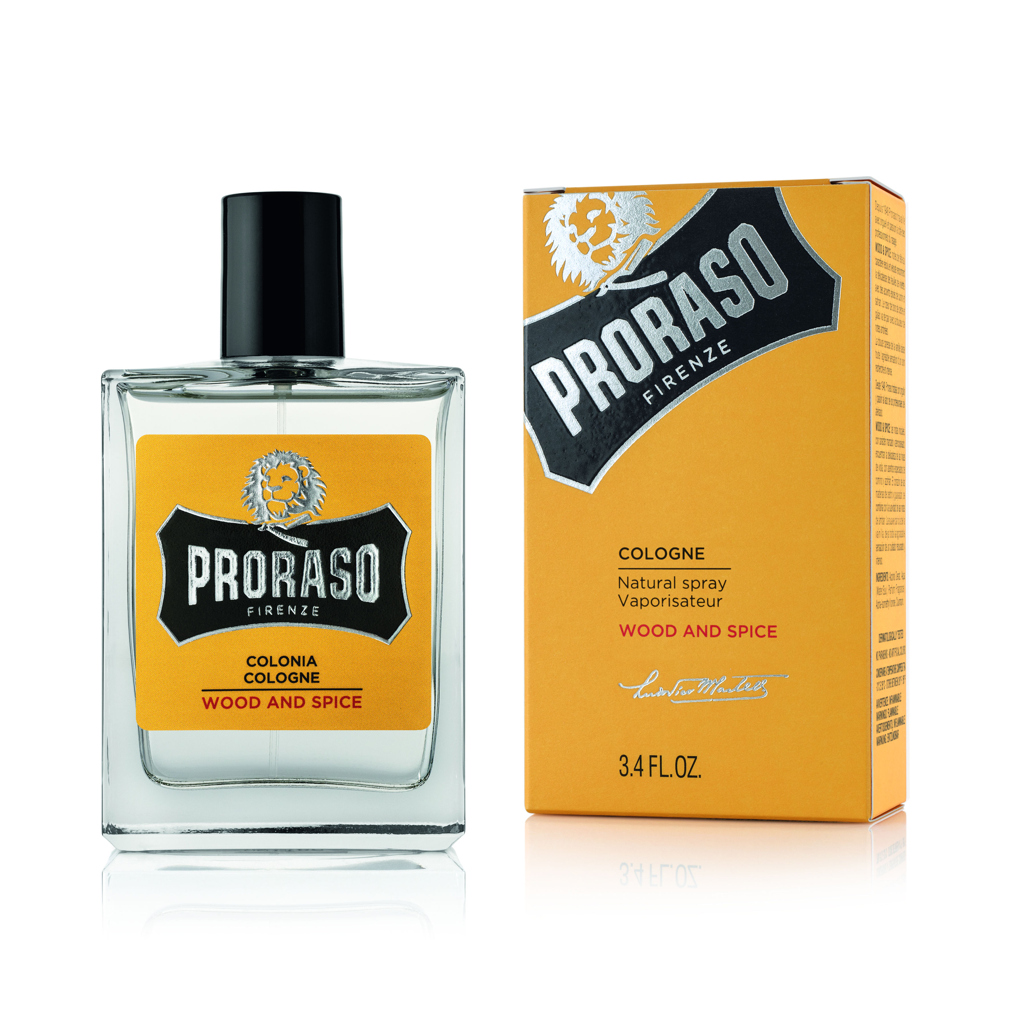 Proraso Cologne Wood & Spice 100ml