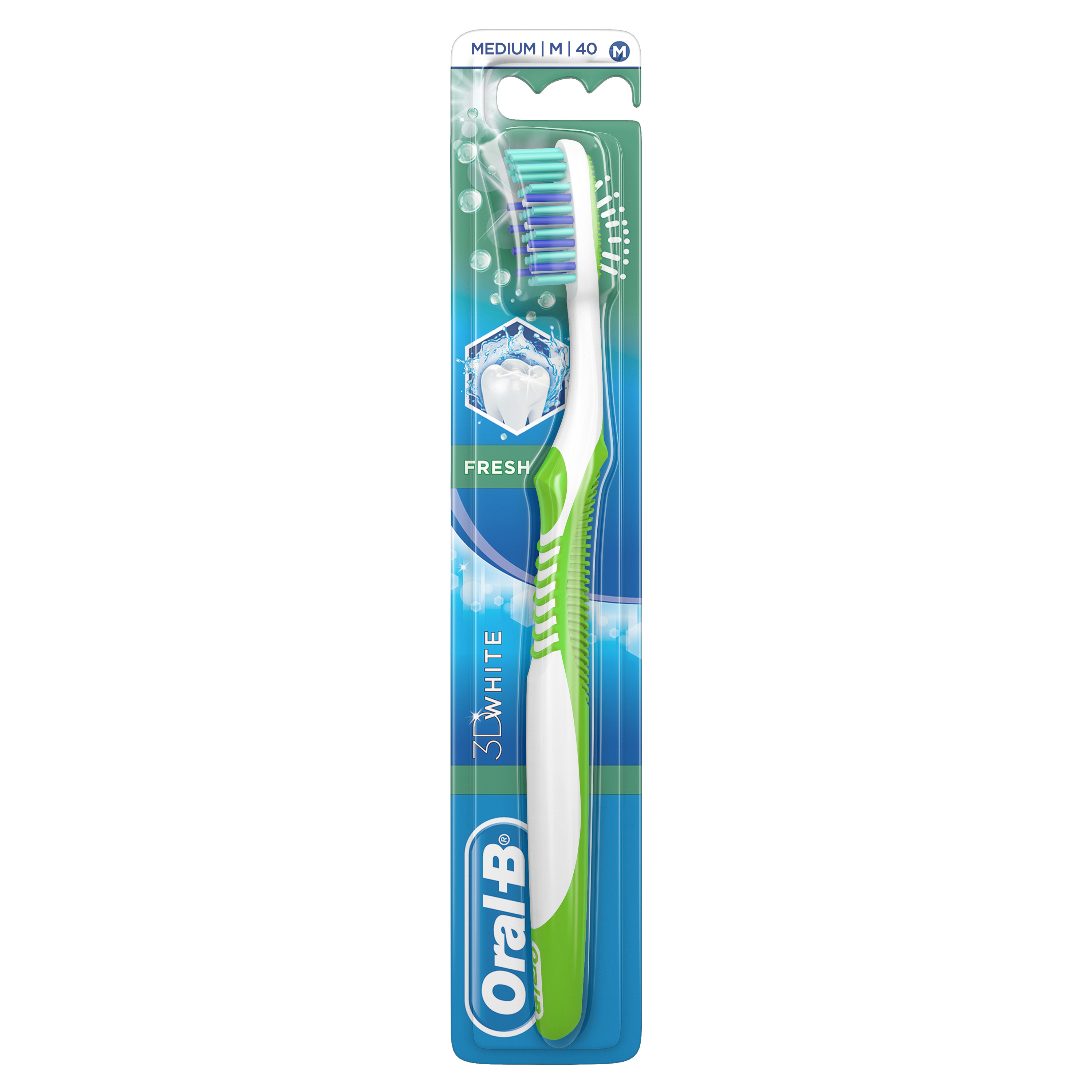 Oral-B 3D White Fresh 40 Medium Manual Toothbrush