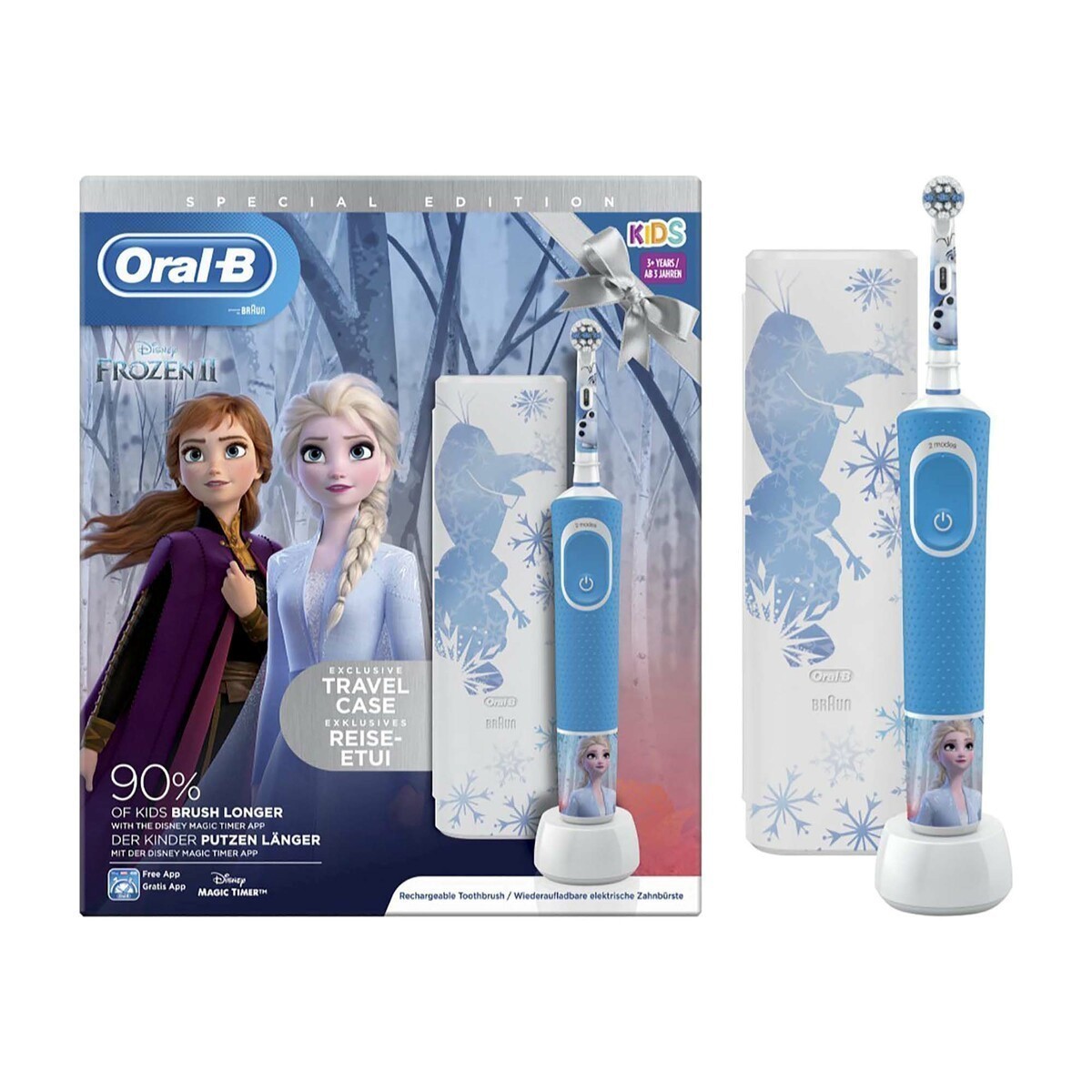 Oral B Kids Frozen Electric Toothbrush Vitality D200