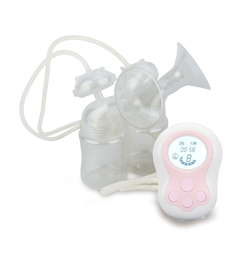 Hi Bebe Plus Double Electric Breast Pump - Pink