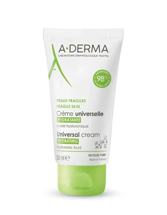 A-Derma Universal Cream For Dry & Sensitive Skin 50 Ml