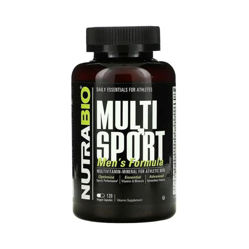 نوترابيو تركيبة فيتامينات ومعادن متعددة للرجل الرياضي ١٢٠ كبسولة نباتية