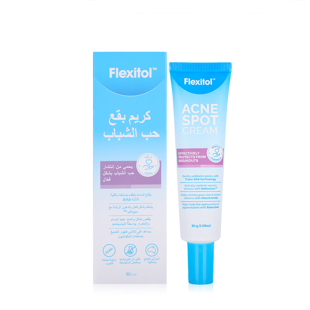 Flexitol Acne Spot Cream 30g
