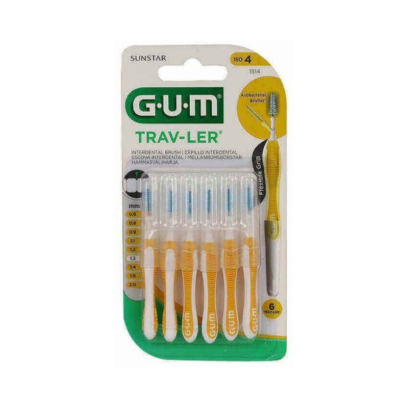 بتلر جم ترافلر فرشاة تنظيف بين الأسنان 1.3 مم 6 قطع