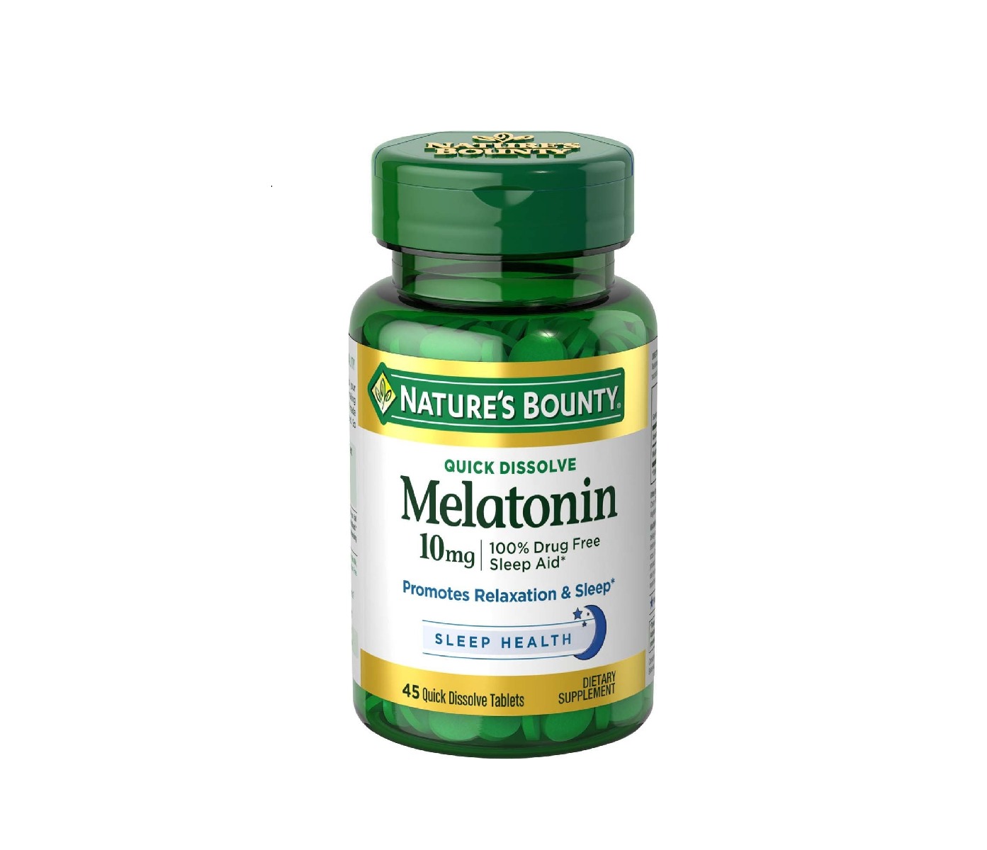 Nature's Bounty Melatonin 10mg 45 Tablets