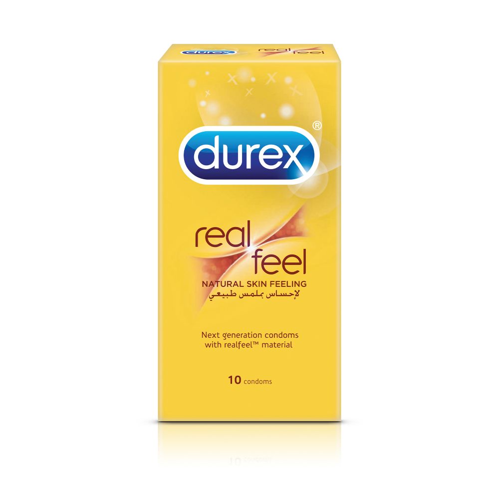 Durex Real Feel, Latex-Free Condoms, 10 Condoms 