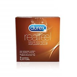 Durex Real Feel Condoms 3's
