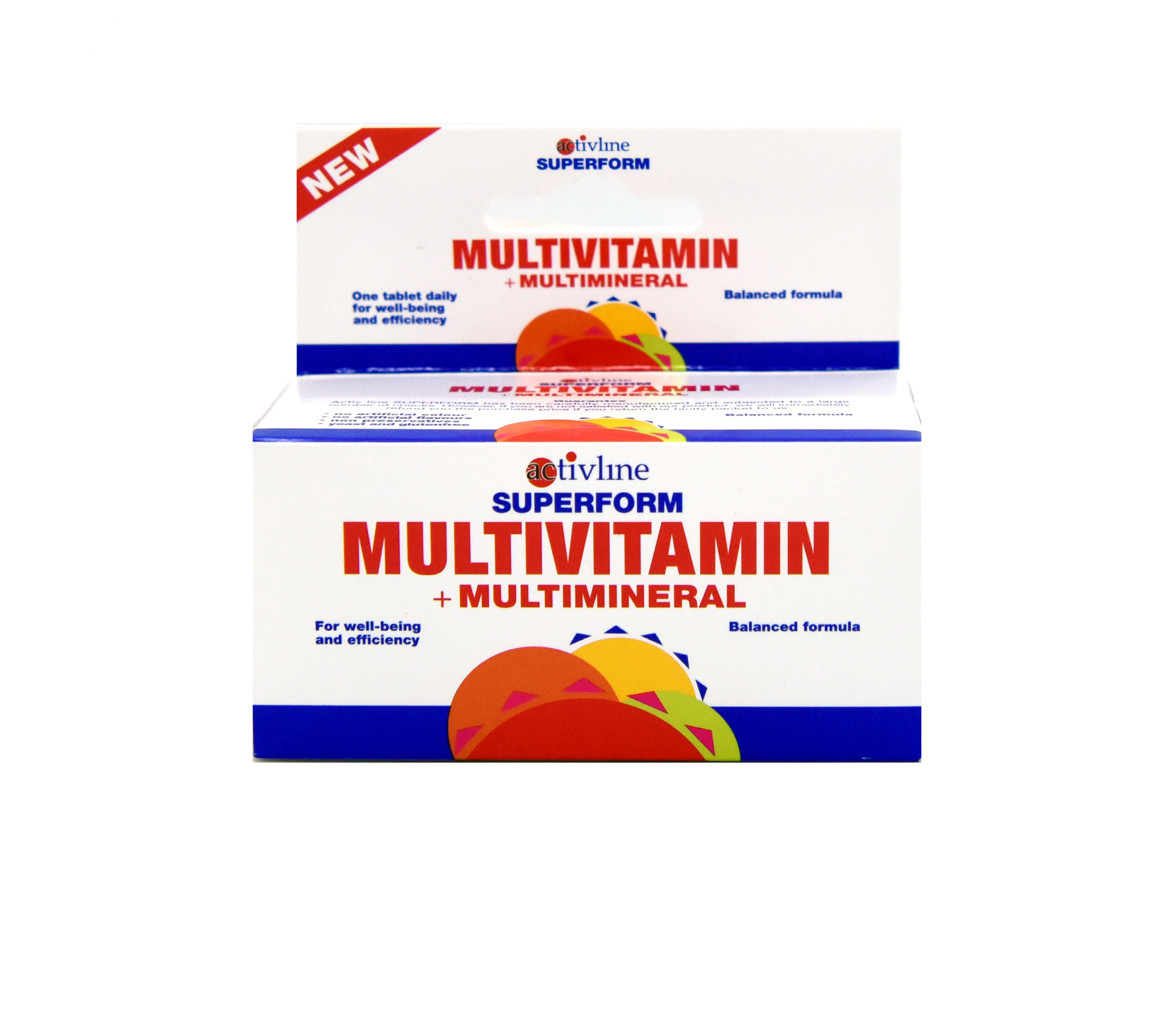 Activline Superform Multivitamins+Minerals 60Tabs Al Mutawa
