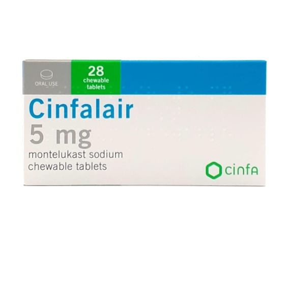 Cinfalair 5Mg Chewable 28 Tabs