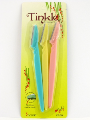 Tinkle Eye Brow Razor 3Pcs