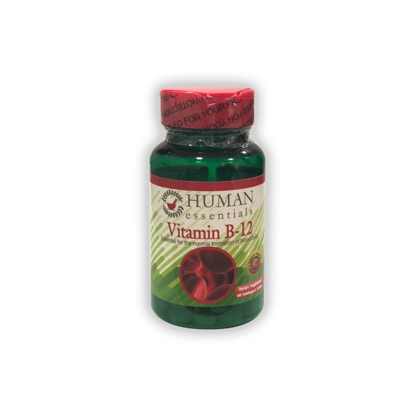 Human Essentials Vitamin B12 2000mcg 60's