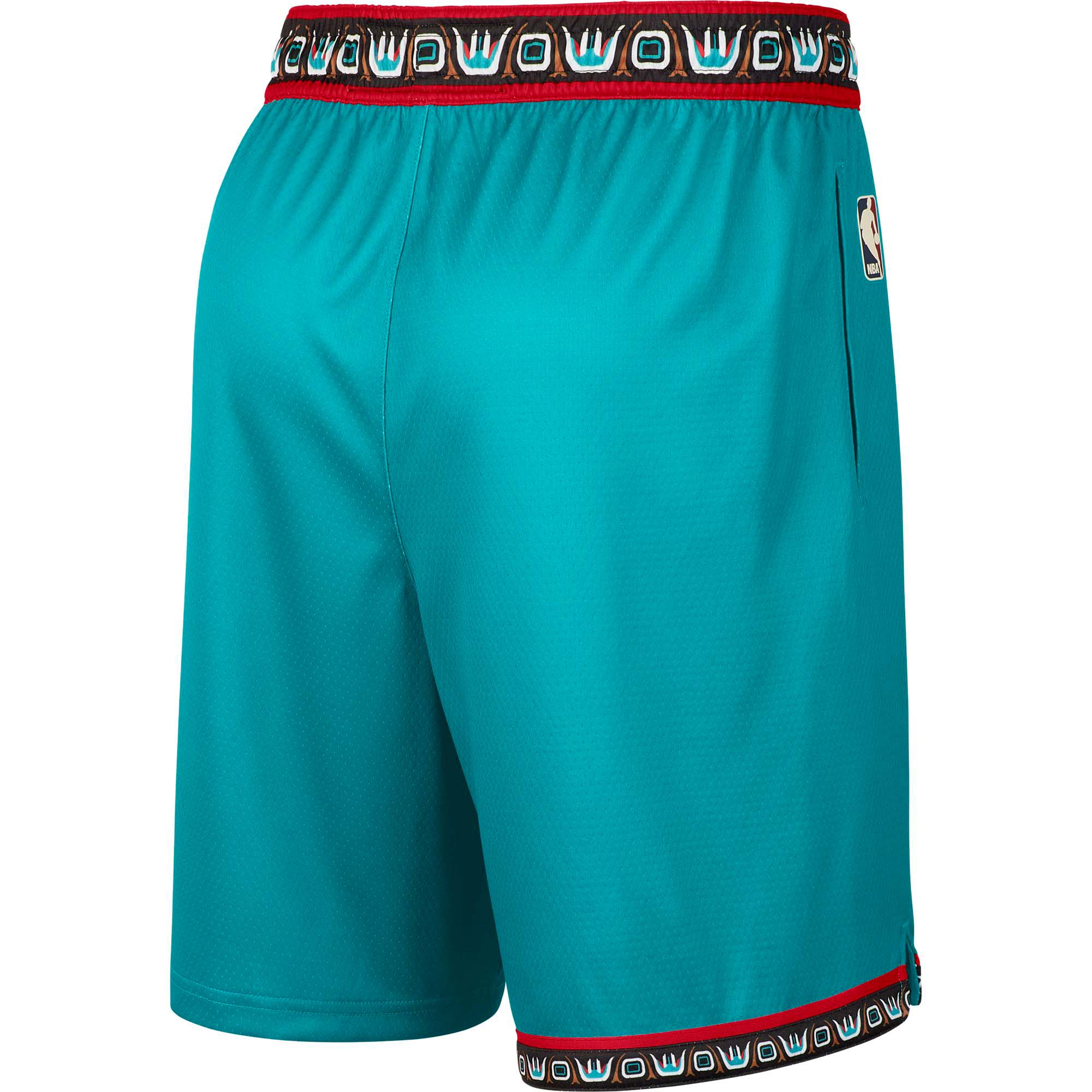 Memphis Grizzlies White NBA Shorts-311,Memphis Grizzlies