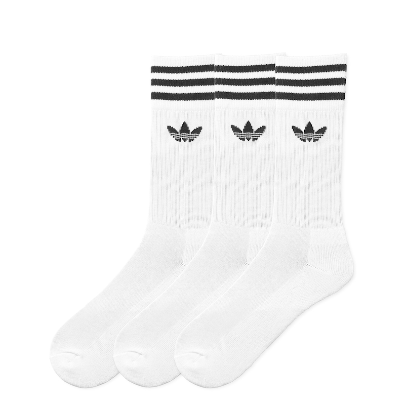 Buy Adidas Solid Crew Socks 3 Pairs Online in Kuwait - The Athletes Foot