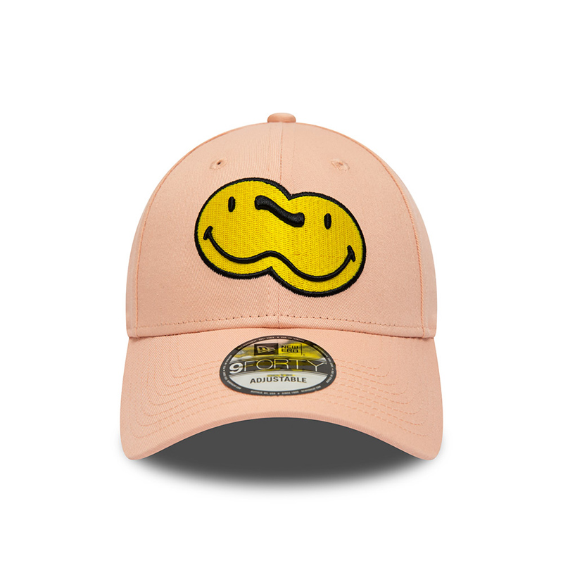smile♡ Buy NEW ERA SMILEY 2FACE PINK 9FORTY ADJUSTABLE CAP Online