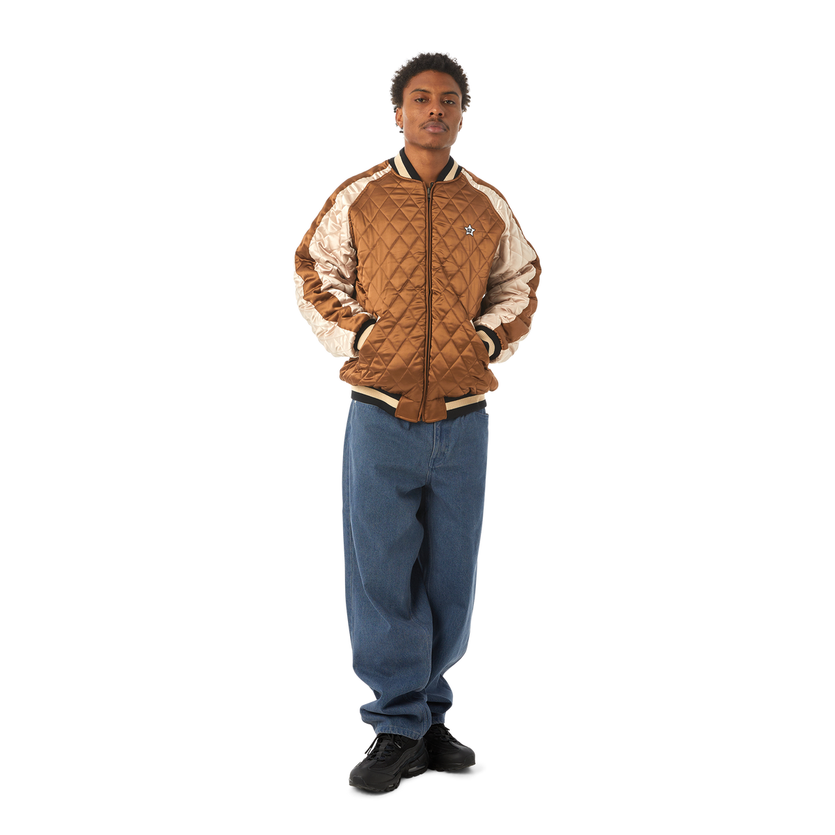 Huf DESTRUCTIVE SKAJYAN JACKET 見品 M Huf | giacche DESTRUCTIVE SKAJYAN JACKET