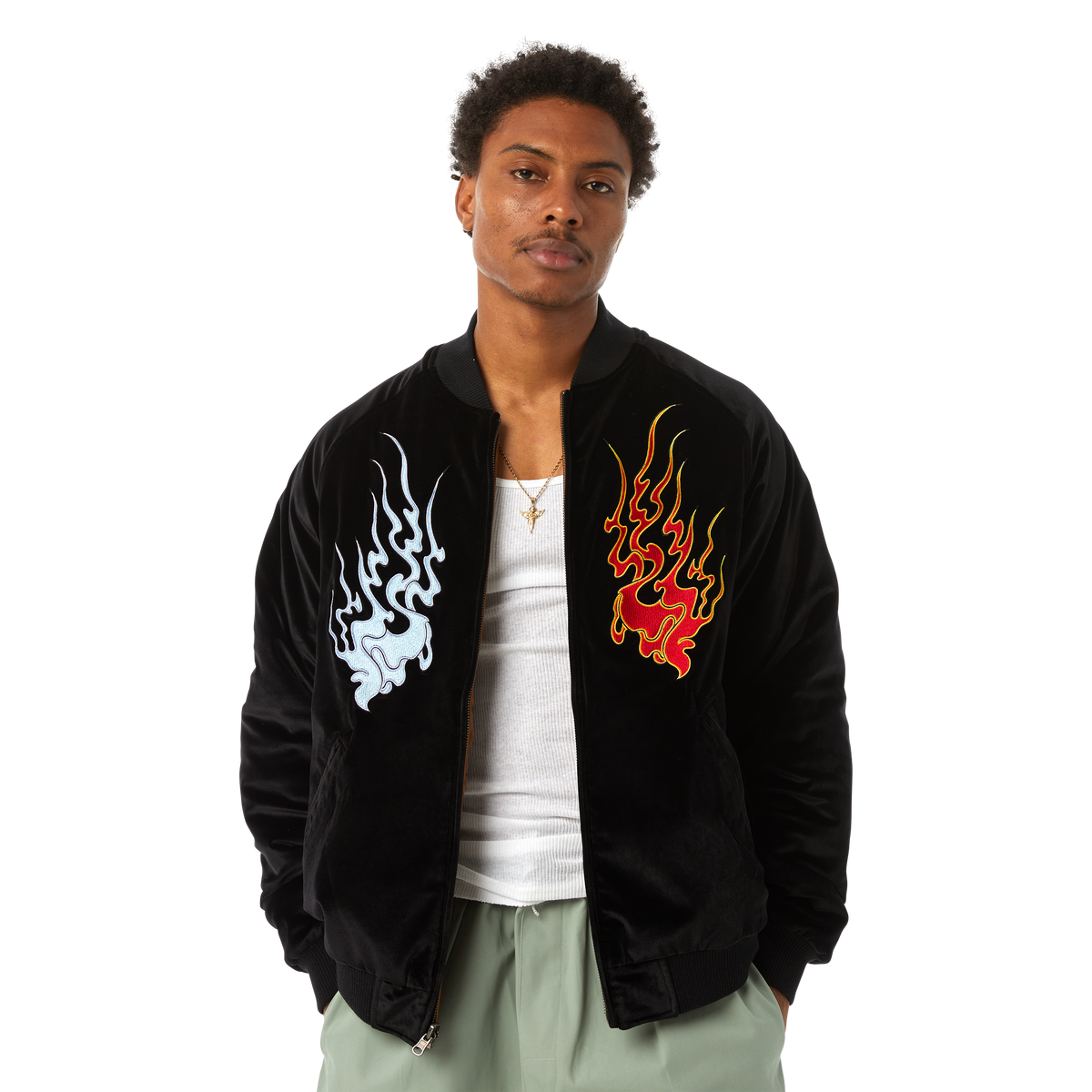 Huf Destructive Skajyan Jacket Mサイズ HUF Destructive Skajyan Jacket JK00410-BLK - Shiekh