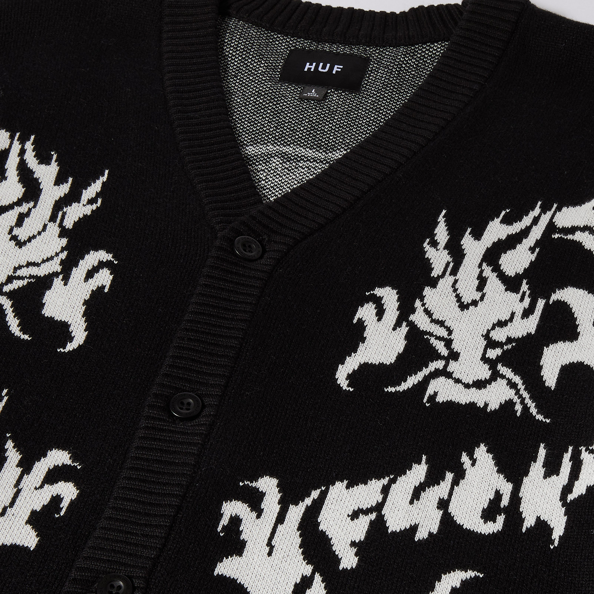 Buy HUF MEN'S TWIN DRAGON CARDIGANOnline in Kuwait - SNKR