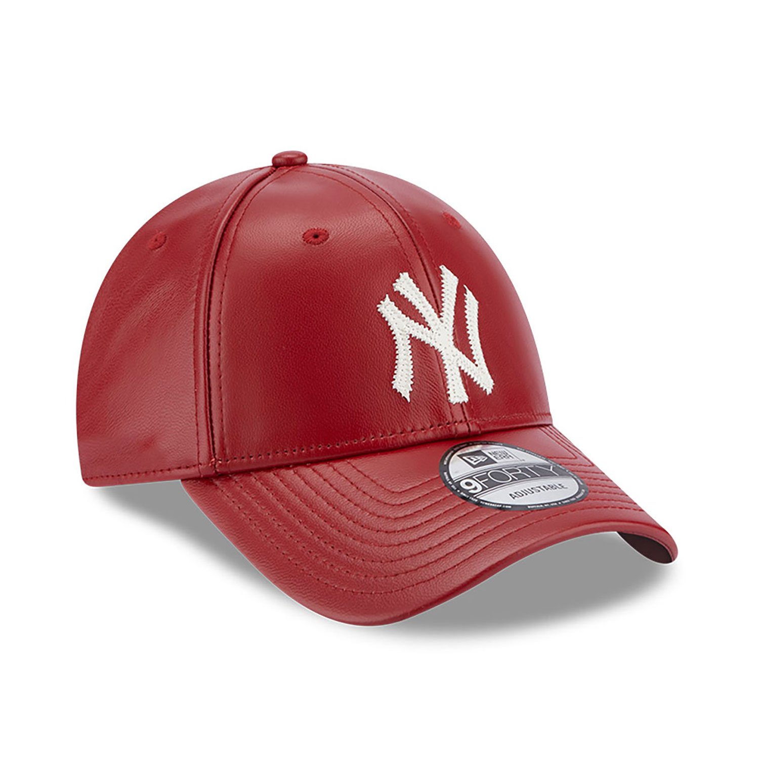 New Era MLB 9FORTY New York Yankees Leather Cap