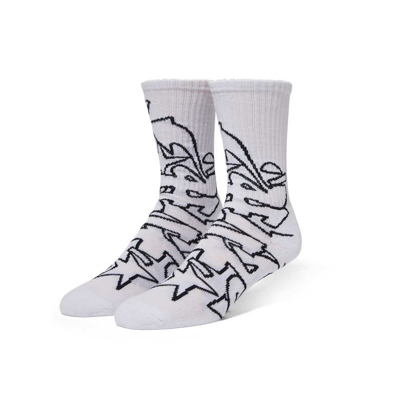 HUF OUTLINES CREW SOCK