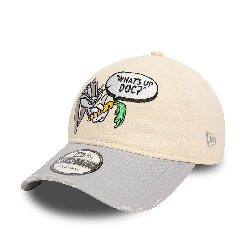 NEW ERA X BUGS BUNNY DISTRESSED STONE 9TWENTY MEN'S ADJUSTABLE CAP