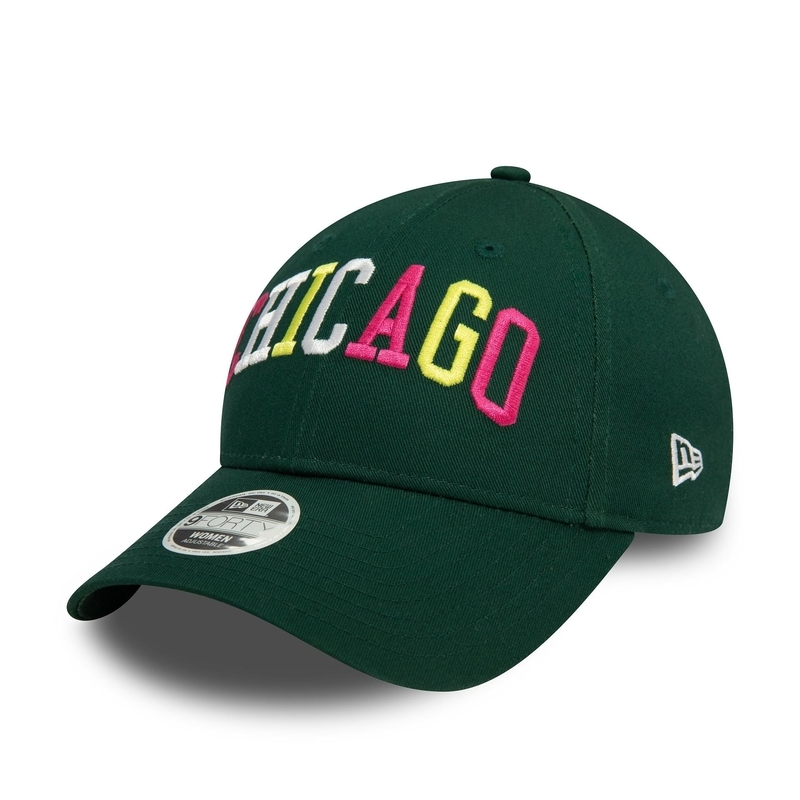 NEW ERA WOMENS DARK GREEN 9FORTY ADJUSTABLE CAP