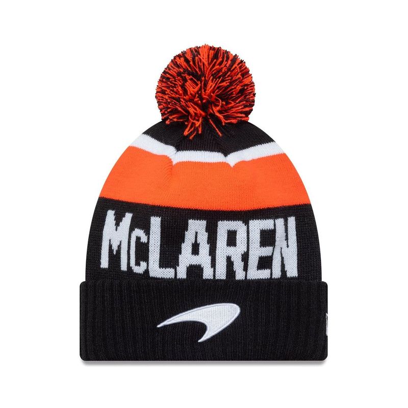 New Era Mclaren Racing Black Sport Knit Beanie