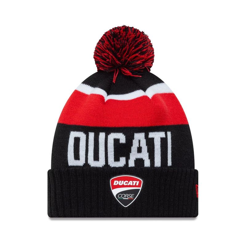 New Era Ducati Motor Logo Black Sport Knit Beanie