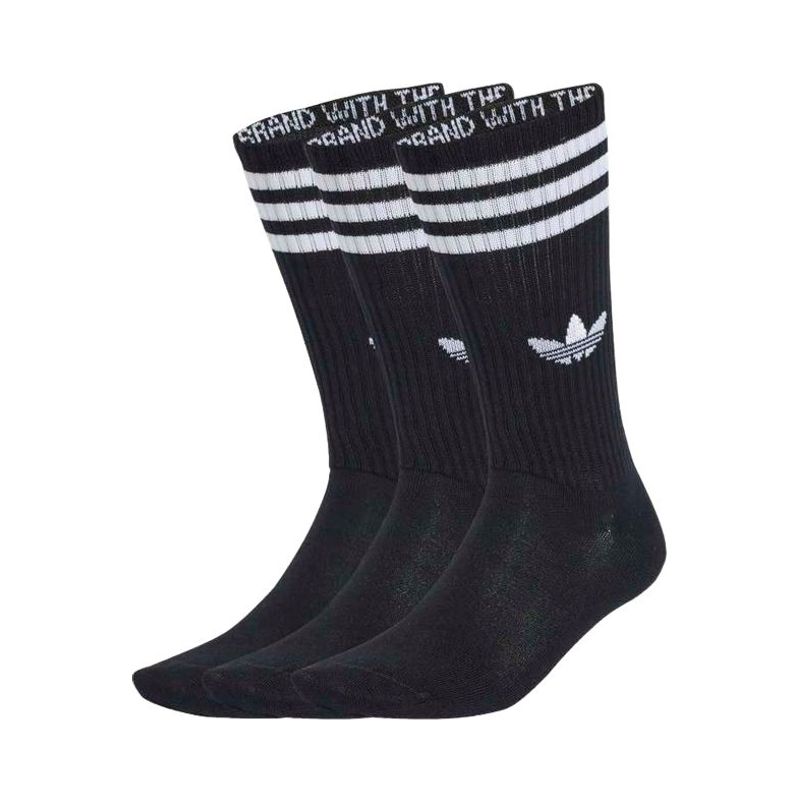 ADIDAS 3-STRIPES HIGH CREW SOCKS (3 PAIRS)