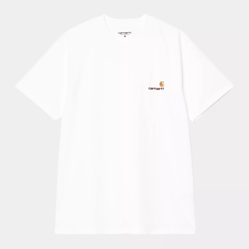 CARHARTT WIP SHORT SLEEVE AMERICAN SCRIPT T-SHIRT