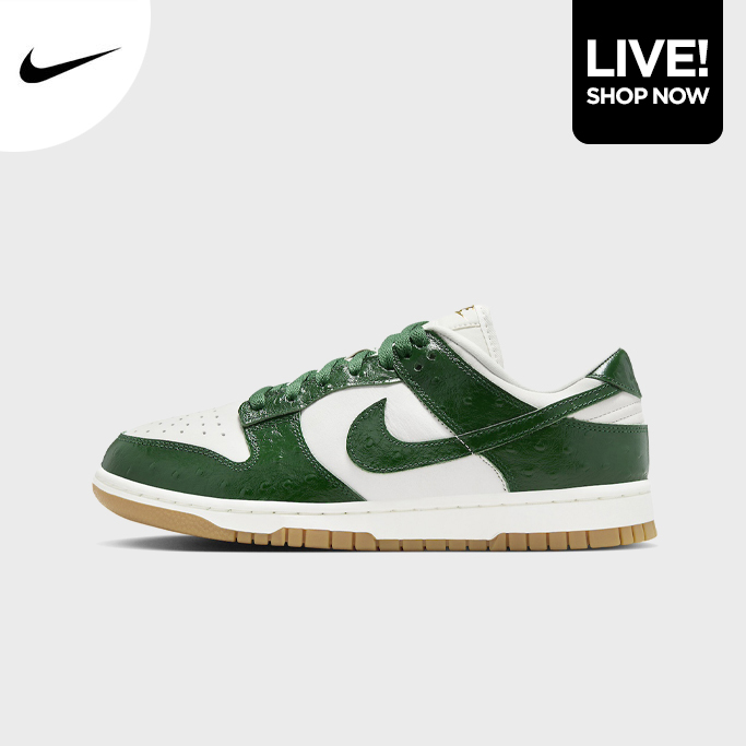 Nike Dunk Low LX Green Ostrich