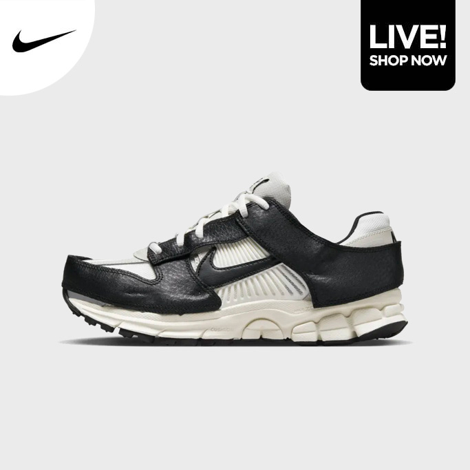 NIKE ZOOM VOMERO 5 PRM WOLF GRAY AND BLACK
