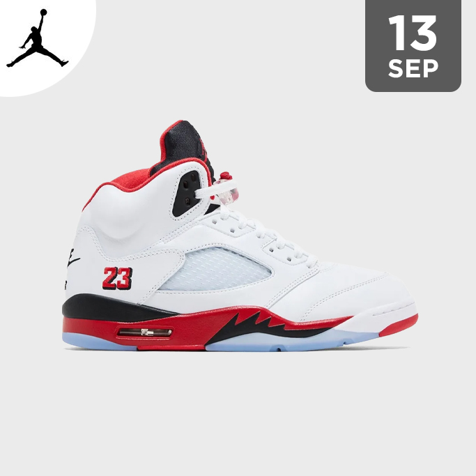 Air Jordan 5 Fire Red &ldquo;Black Tongue&rdquo;