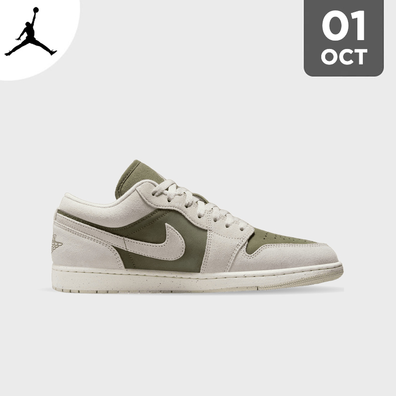 Air Jordan 1 Low "Medium Olive/Sail"