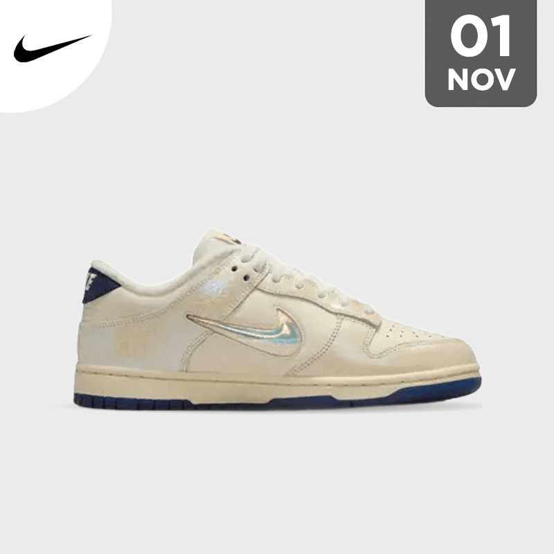 Nike Dunk Low "Metallic Jewel Swoosh Sail"