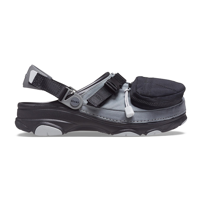 BEAMS X CROCS ALL TERRAIN OUTDOOR CLOG BLACK