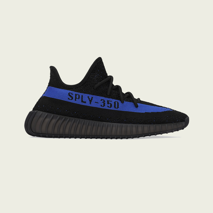 YEEZY BOOST 350 V2 'CORE BLACK/DAZZLING BLUE/CORE BLACK'