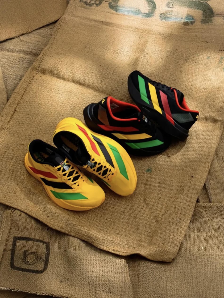 Sneaker culture close-up — vibrant colorway detail