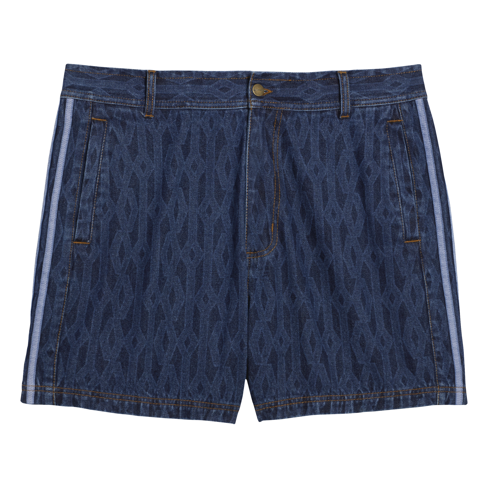 ADIDAS IVY PARK  MONOGRAM DENIM SHORTS (ALL GENDER)