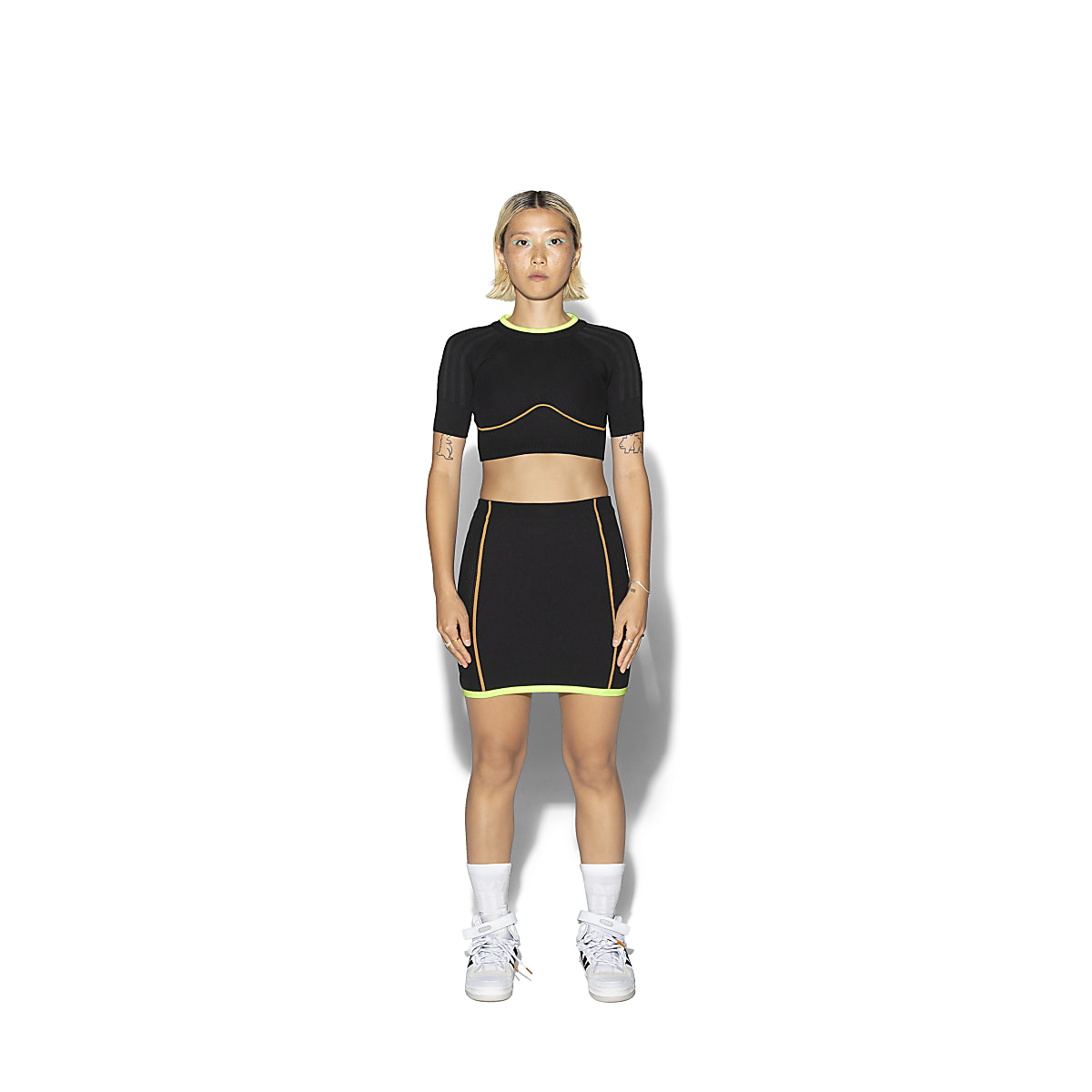 ADIDAS IVY PARK WOMEN'S KNIT CROP TOP